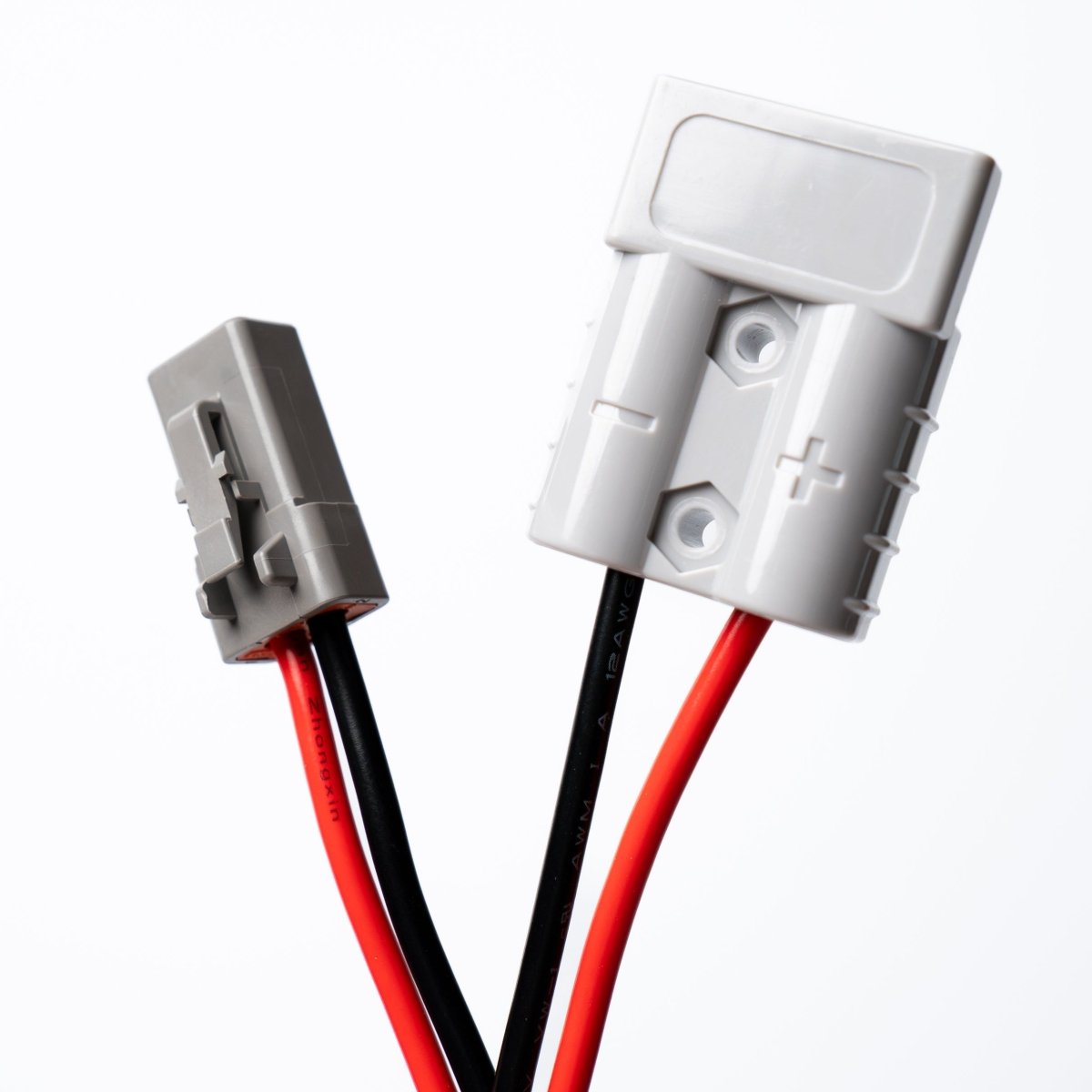 DT plug to Anderson SB50 adapter cable with red and black wires for rooftop tents