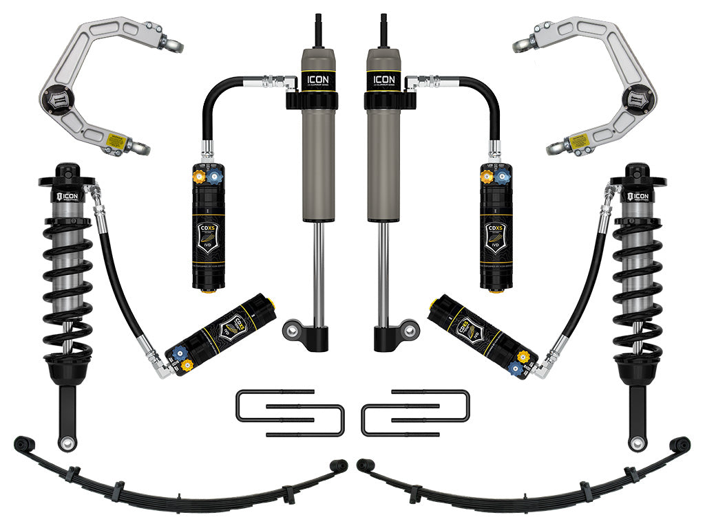 ICON Stage 9 billet CDXS suspension system for 2005-2023 Toyota Tacoma