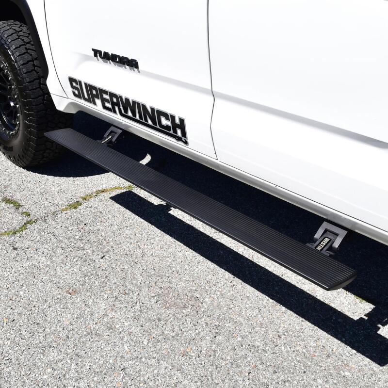 Westin Pro-e Electric Running Boards, Double Cab, fits Toyota Tundra