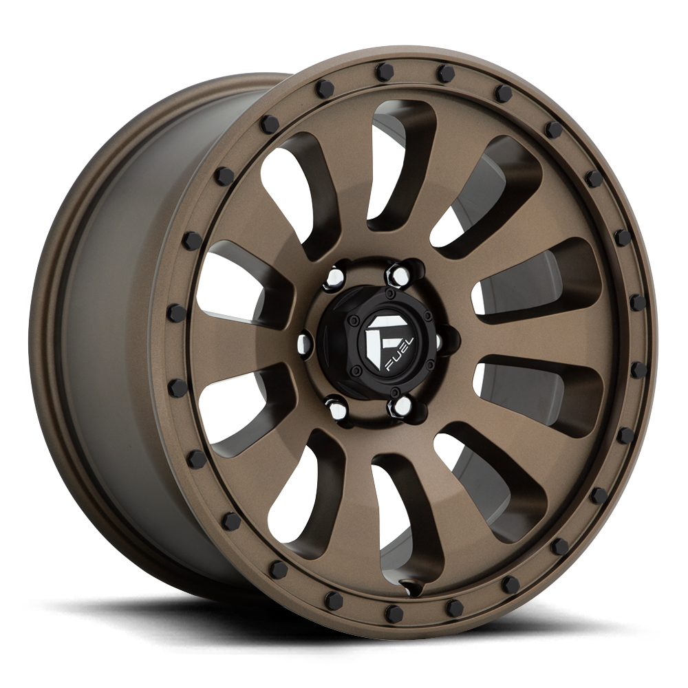 Fuel Tactic D630 Matte Bronze wheel, multiple bolt patterns