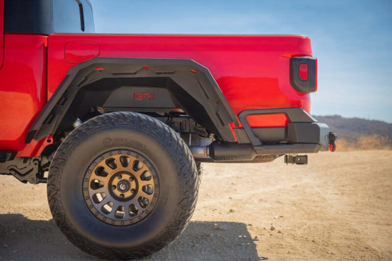 Body Armor 4x4 Rear Fender Flares, fits Jeep Gladiator