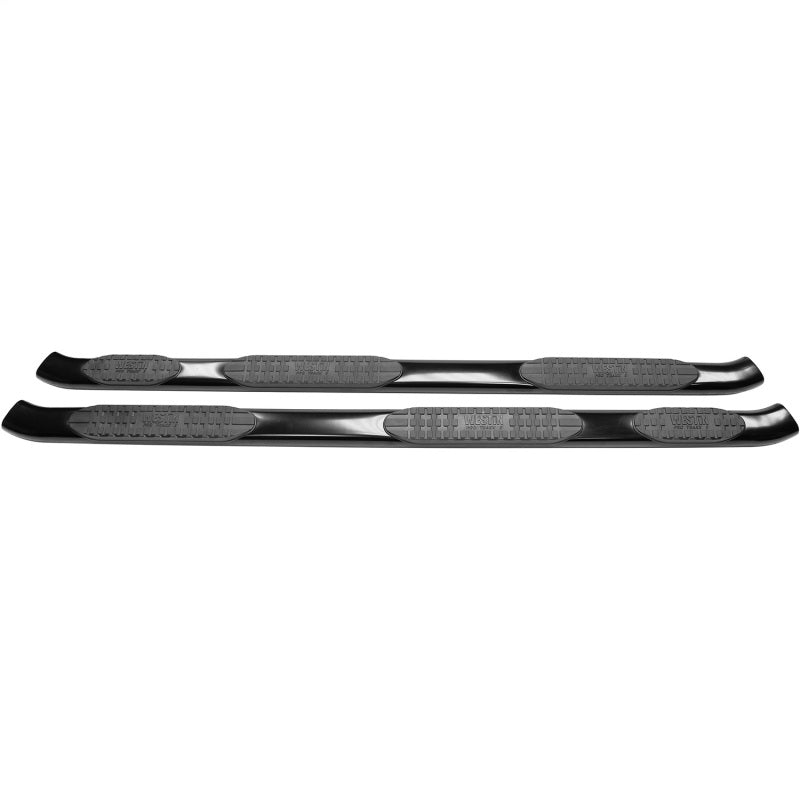 Westin PRO TRAXX 5 Wheel-to-Wheel Oval Nerf Step Bars, Double Cab, 6.5 ft. Bed, fits Toyota Tundra