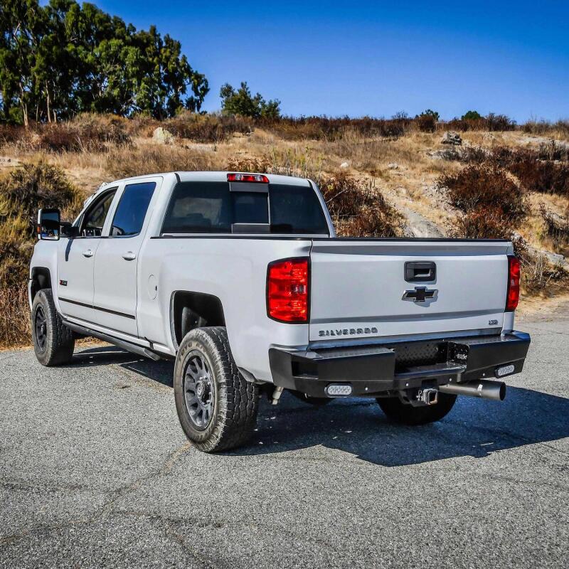 Westin HDX Bandit Rear Bumper, Black, fits Chevy Silverado 1500