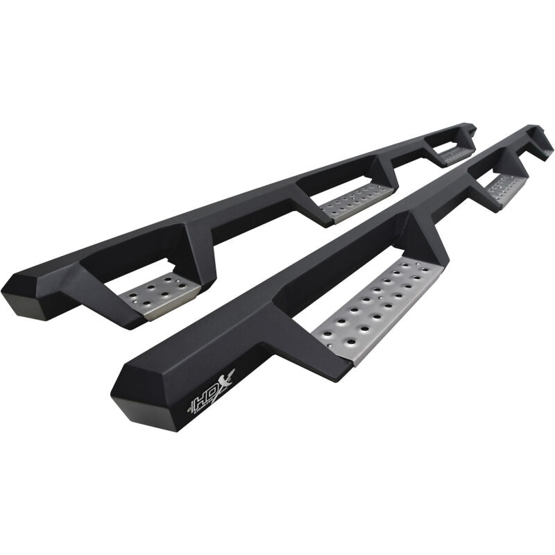 Westin HDX Stainless Drop Wheel-to-Wheel Nerf Step Bars, Crew Cab, 6.5 ft. Bed, fits Chevy Silverado HD 2500/3500