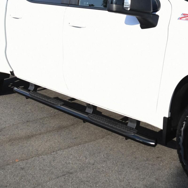 Westin PRO TRAXX 4 Oval Nerf Step Bars, Crew Cab, fits Chevy Silverado 1500