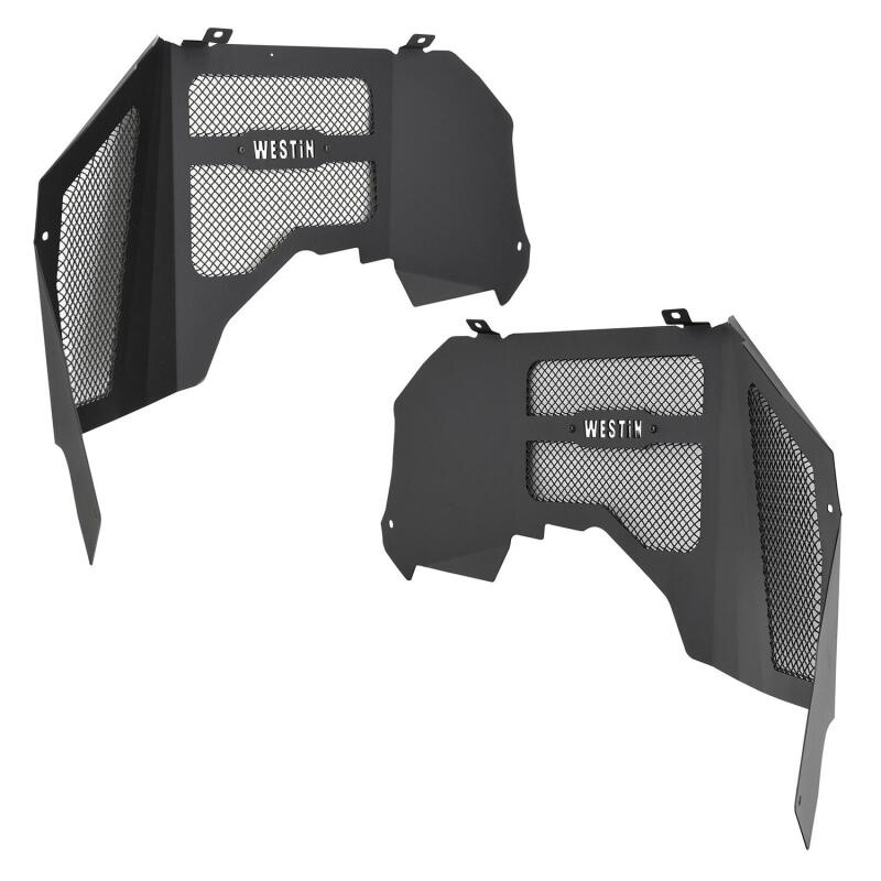 Westin Front Inner Fenders, Textured Black, fits Jeep Wrangler