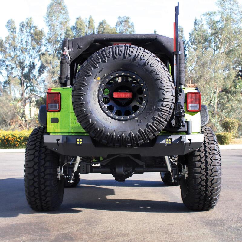 Westin WJ2 Rear Bumper, Textured Black, fits Jeep Wrangler