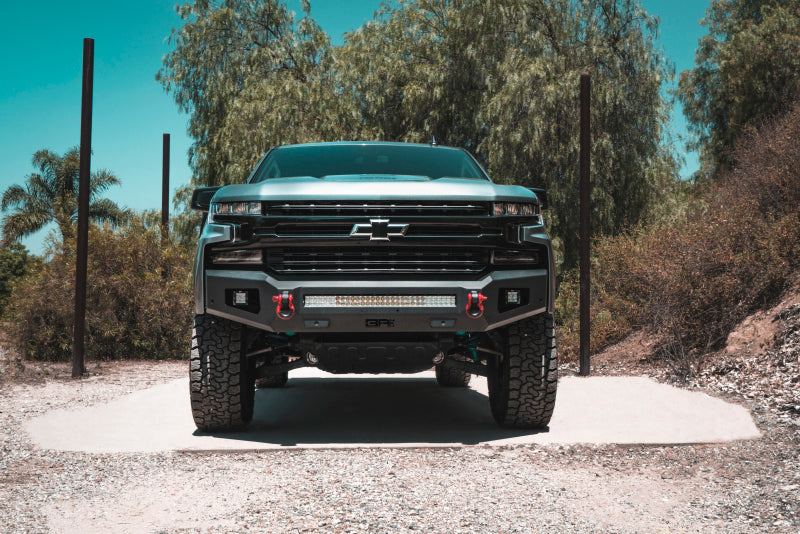 Body Armor 4x4 Ambush Series Front Bumper, Non-Winch, fits Chevy Silverado 1500