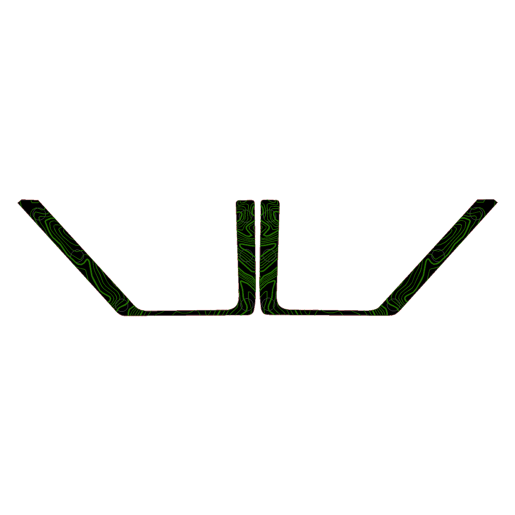 Topo Front Door Net Trim Overlay Kit (Printed Series) - 2021+ Bronco