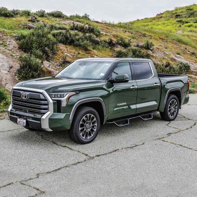 Westin Outlaw Drop Nerf Step Bars, CrewMax, fits Toyota Tundra