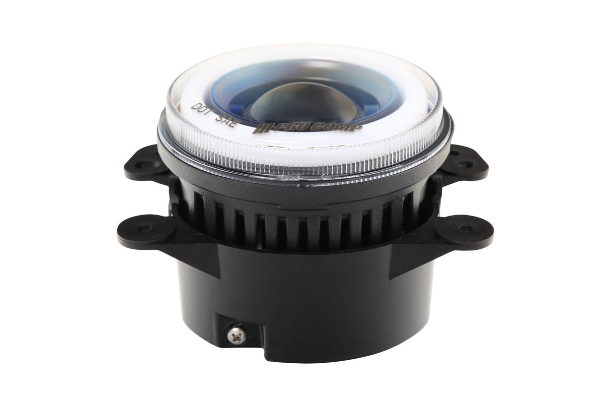 Pro Comp Jeep Fog Lights: Wide Fog Beam (White) (07-18 JK)