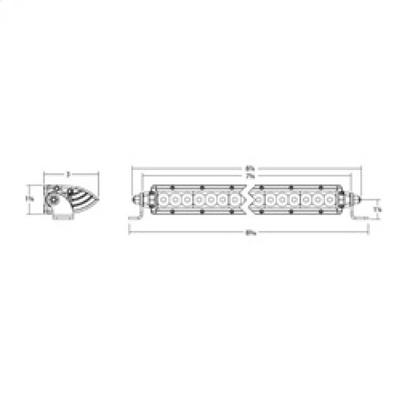 RIGID SR-Series SAE 6 in. Fog/Driving Lights with Amber PRO Lens, Pair