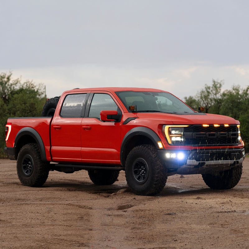 RIGID Triple Fog Light Kit, fits Ford F-150