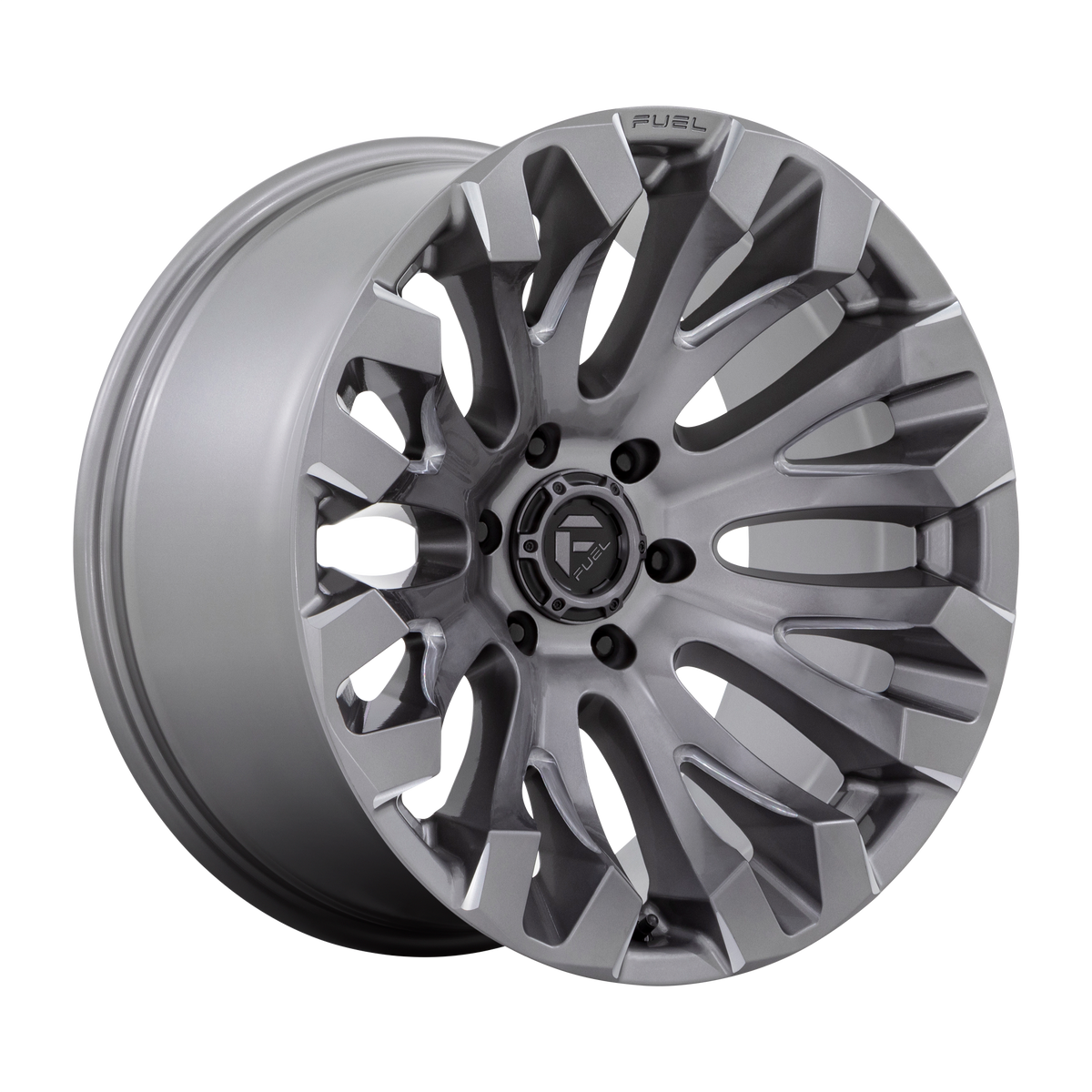 Fuel Quake D831 Platinum wheel, multiple bolt patterns