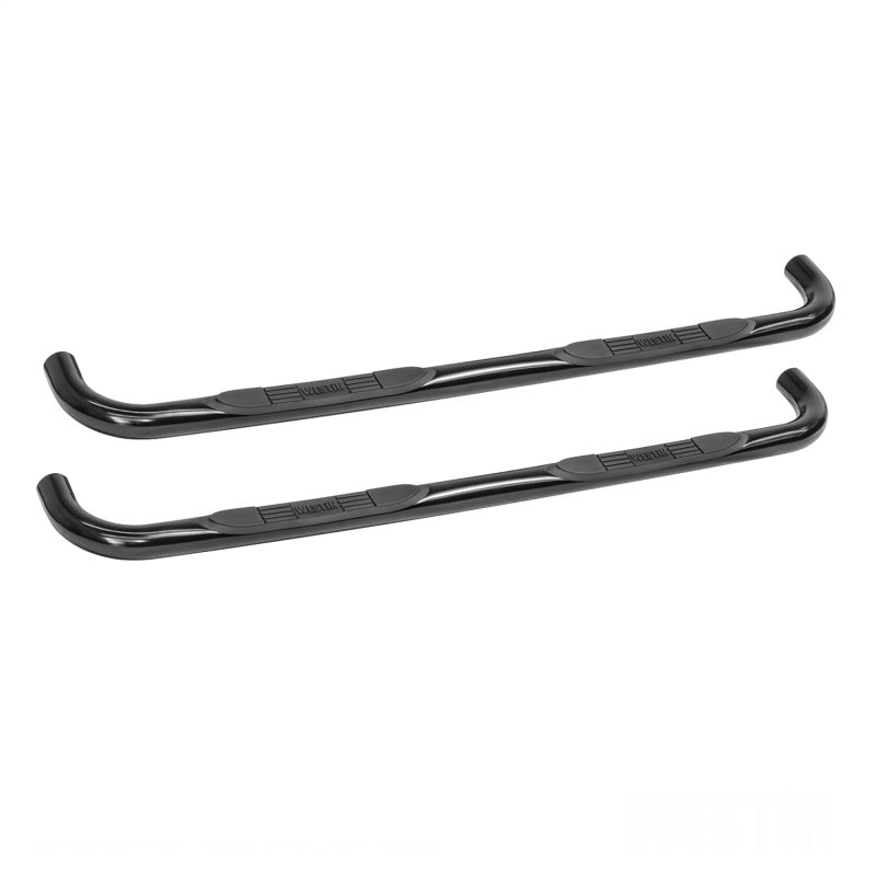 Westin E-Series 3 Round Nerf Step Bars, SuperCrew, fits Ford F-150