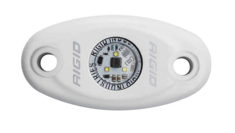 RIGID A-Series LED Accessory Light, High Power, Cool White, White Housing