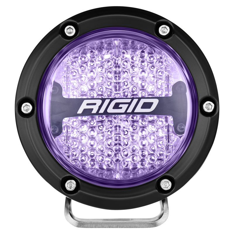 RIGID 360-Series 4 in. Off-Road LED Light Pair, Diffused, RGBW Backlight