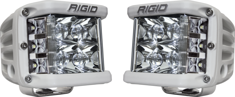 RIGID D-SS PRO Side Shooter Pod Pair, Spot, White Housing