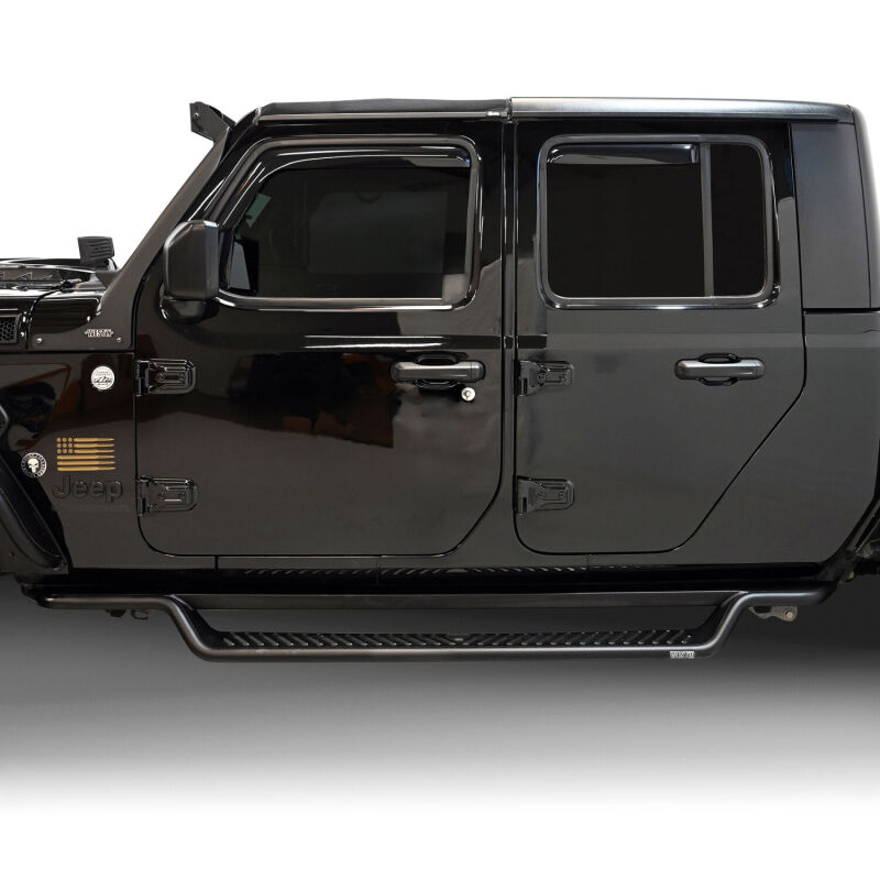 Westin Outlaw Drop Running Boards, Textured Black, fits Jeep Gladiator
