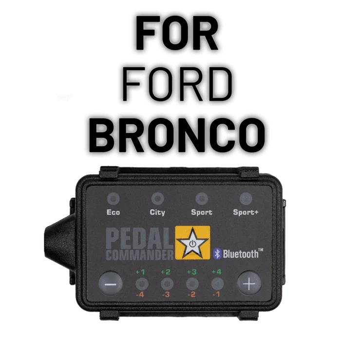 Pedal Commander throttle response controller for Ford Bronco, with Bluetooth feature