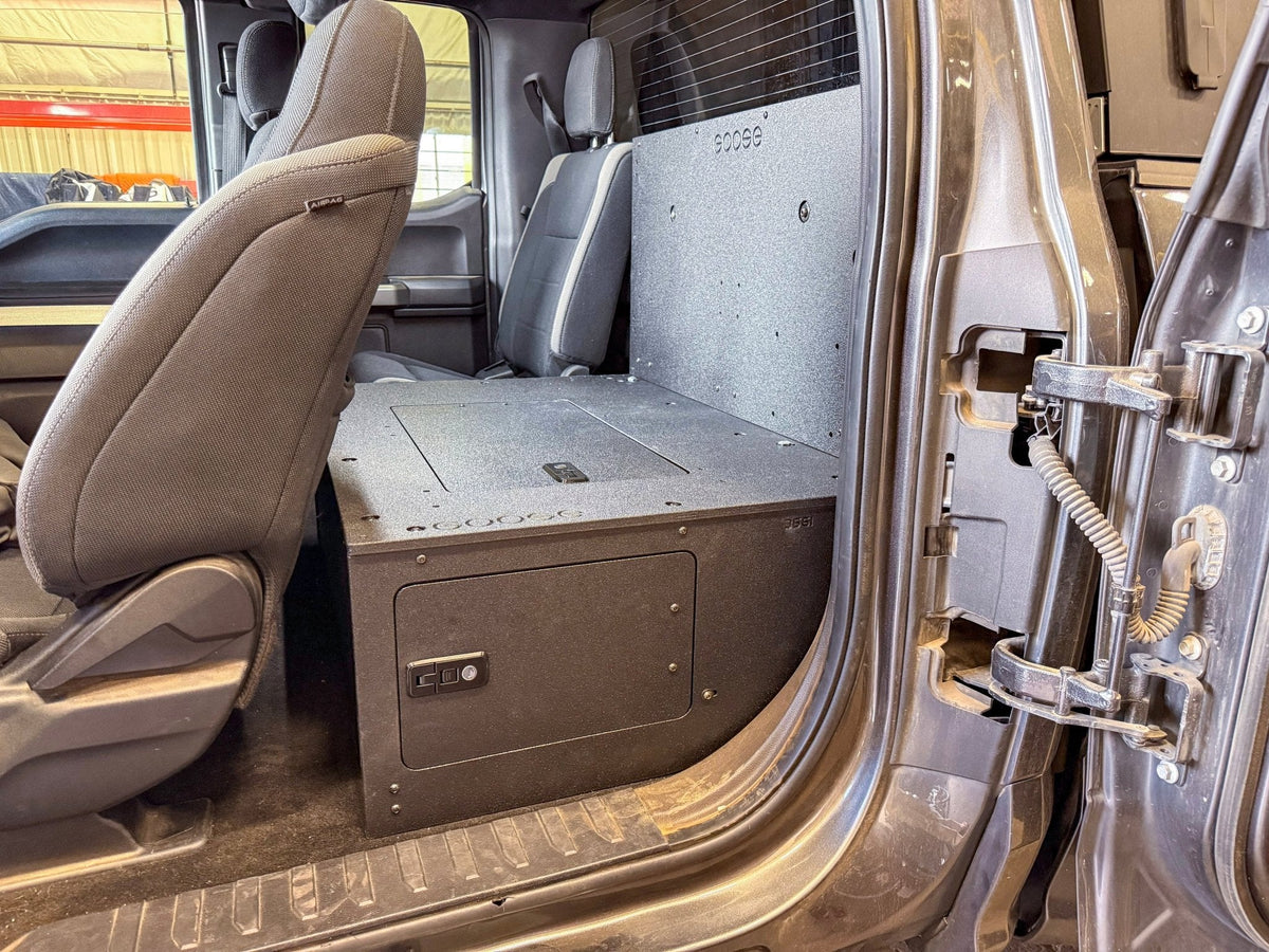 Goose Gear Explore Series high seat delete plate system for Ford F-150 SuperCab