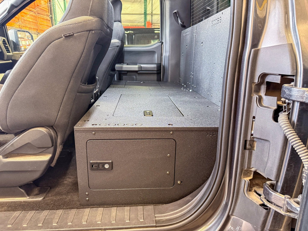 Goose Gear Explore Series high seat delete plate system for Ford F-150 SuperCab