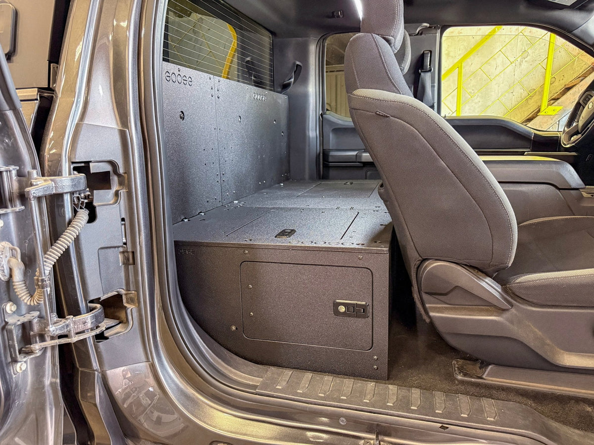 Goose Gear Explore Series high seat delete plate system for Ford F-150 SuperCab