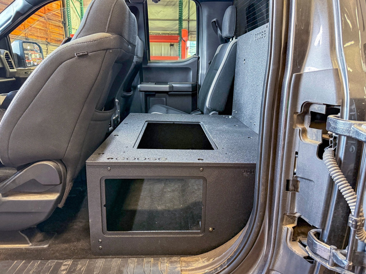 Goose Gear Explore Series high seat delete plate system for Ford F-150 SuperCab