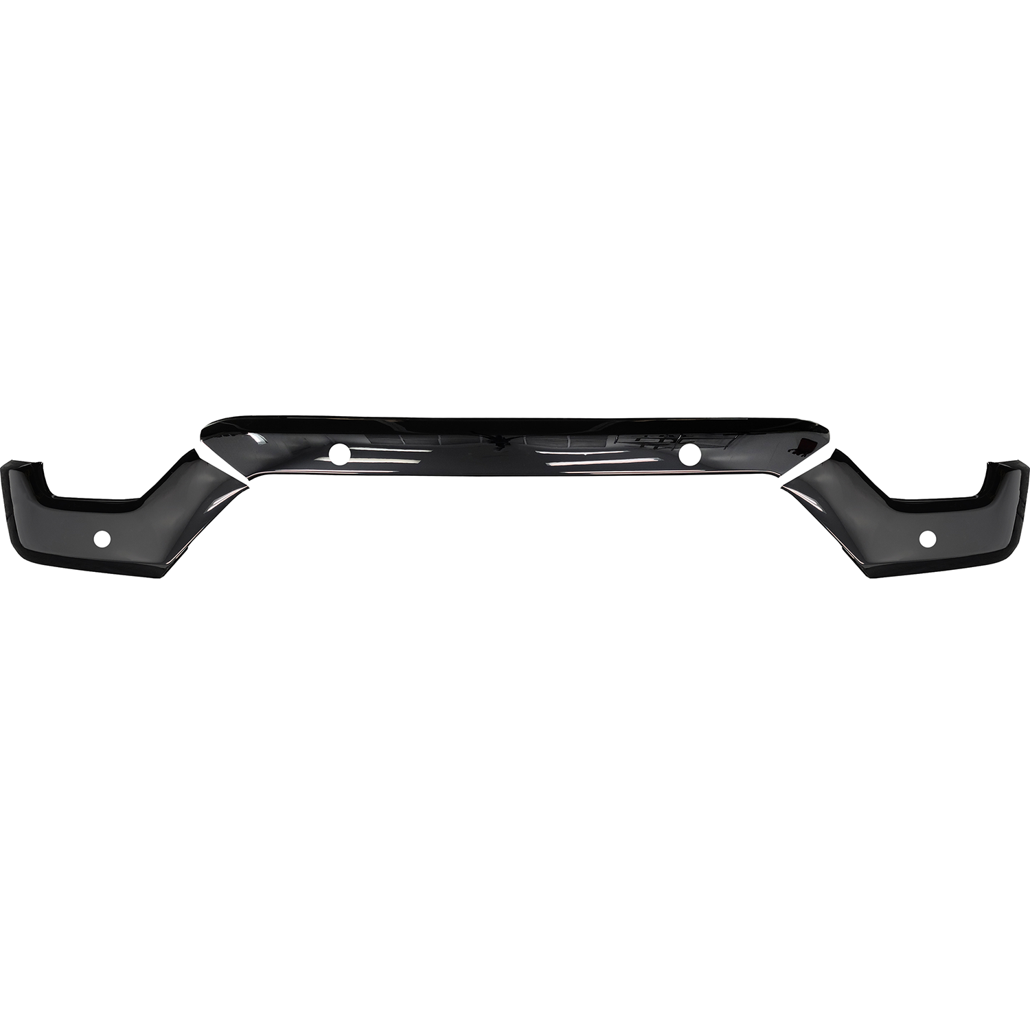 Gloss Black 2021-2023 Ford F150 Front Bumper Covers with four parking sensors