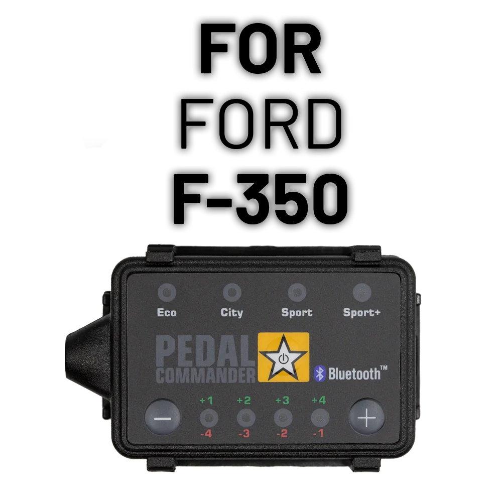 Pedal Commander throttle response controller for Ford F-350, Bluetooth vehicle accessory