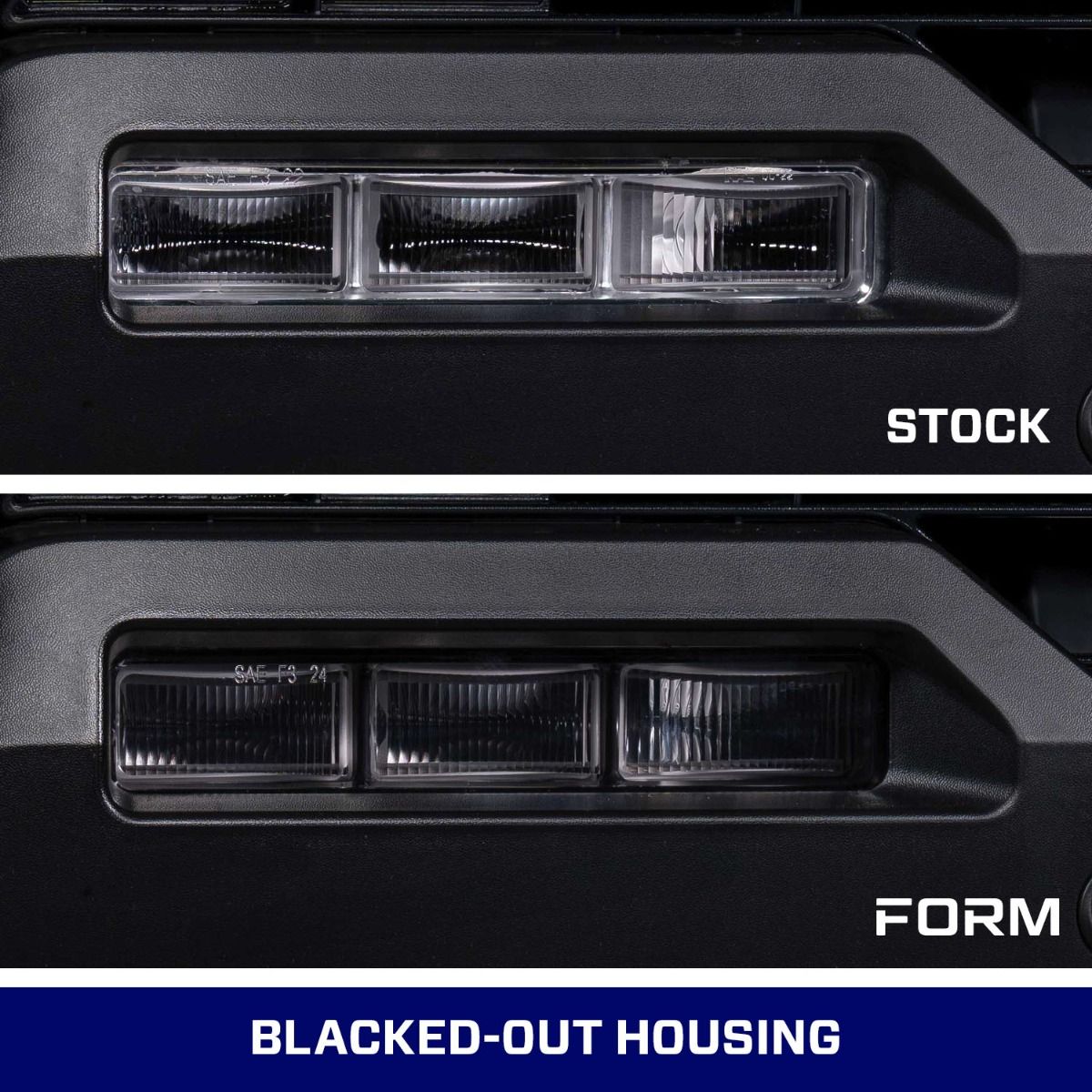 Form Lighting LED Fog Lights for Toyota Tacoma 2024-2026 – installed close-up