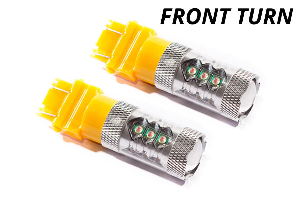 Diode Dynamics front turn signal LEDs for GMC Sierra – lit
