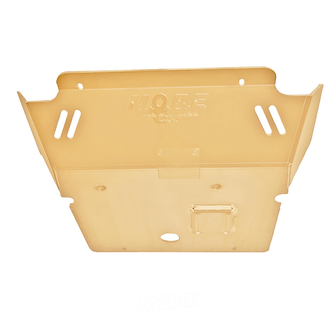 Steel front skid plate for Toyota Tacoma Gen 2 and 3, off-road vehicle protection