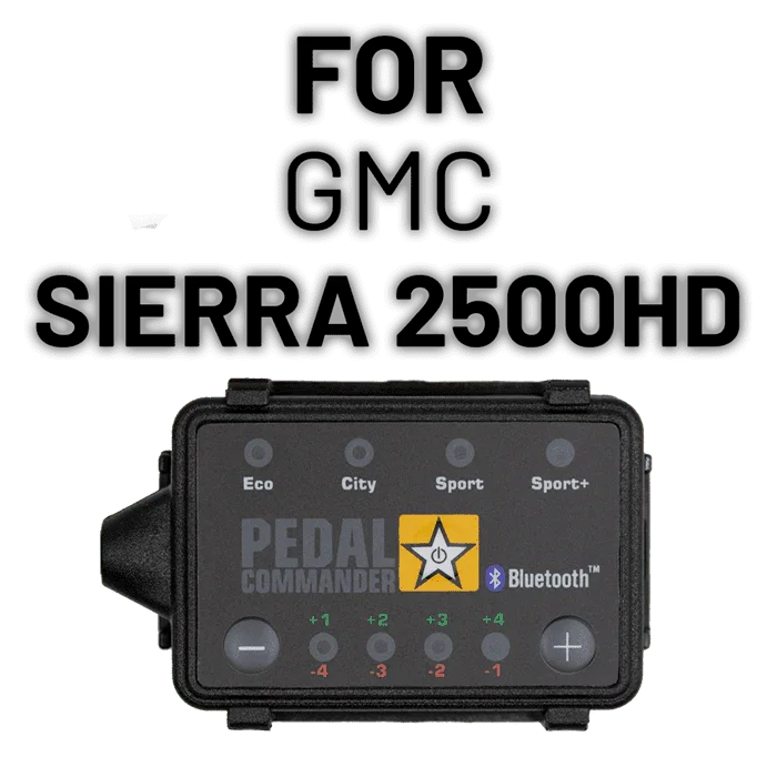 Pedal Commander throttle controller for GMC Sierra 2500HD with Bluetooth and driving modes