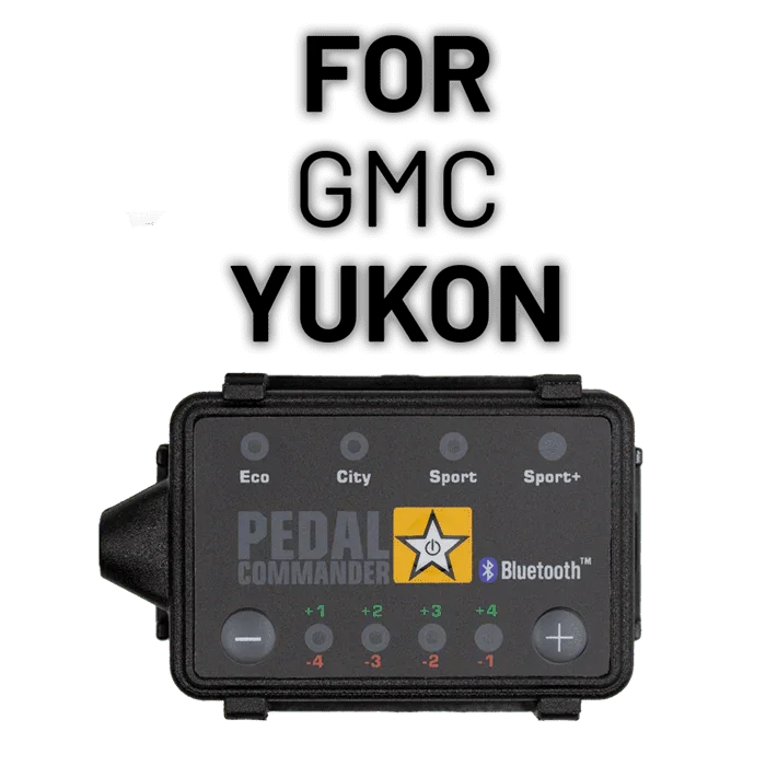 Pedal Commander throttle controller for GMC Yukon with Bluetooth and drive mode options