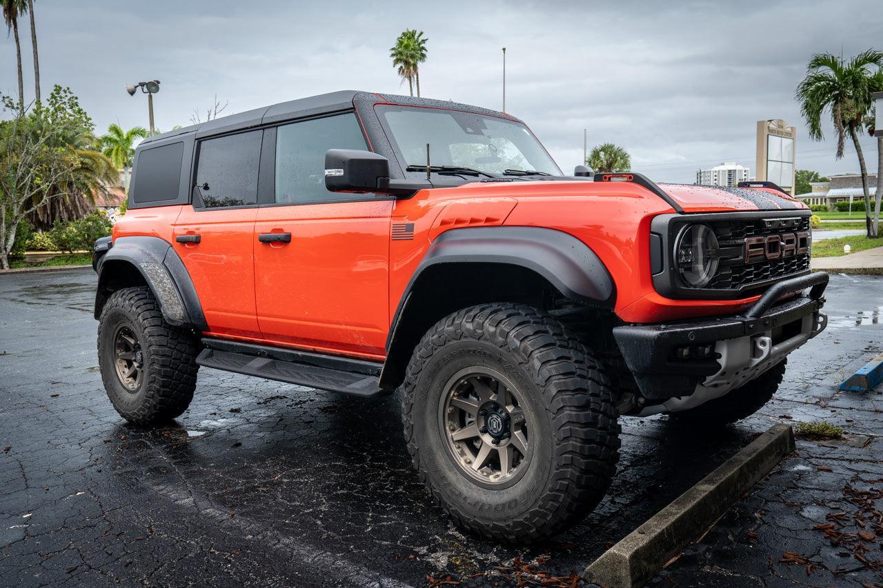Hardtop Side Window Blackout Overlays - 2021+ Bronco 4 Door
