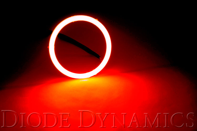 Diode Dynamics HD LED Red Halo Rings for trucks and SUVs