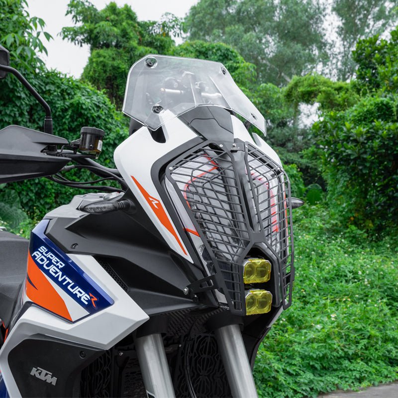 LOBOO Headlight Protective Cover for KTM 1290 Super Adventure S/R (2022-on) — Easy Installation, No Modification Required