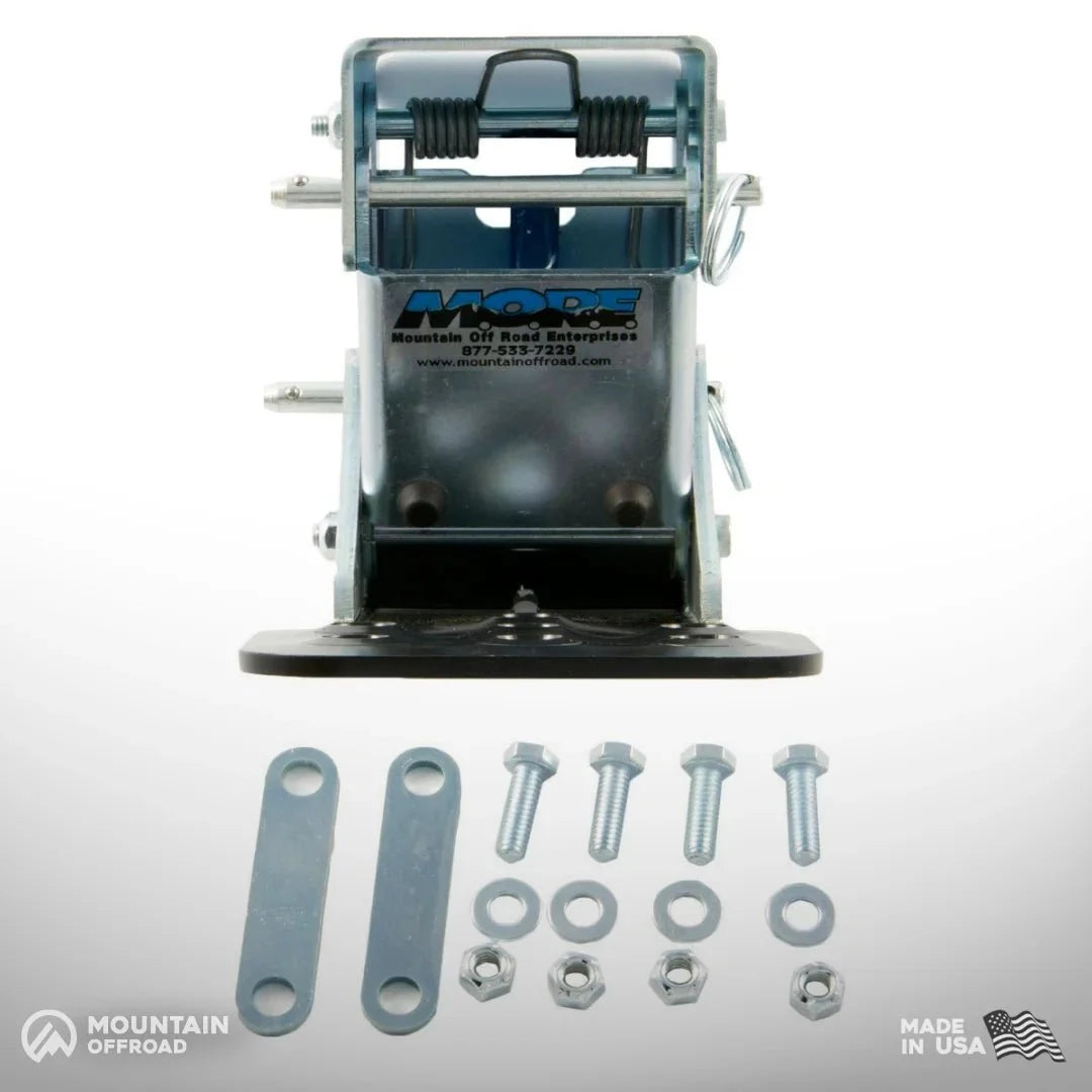 M.O.R.E. Hide-A-Step powder coated side step for Jeep CJ 1976-1986 - view 9