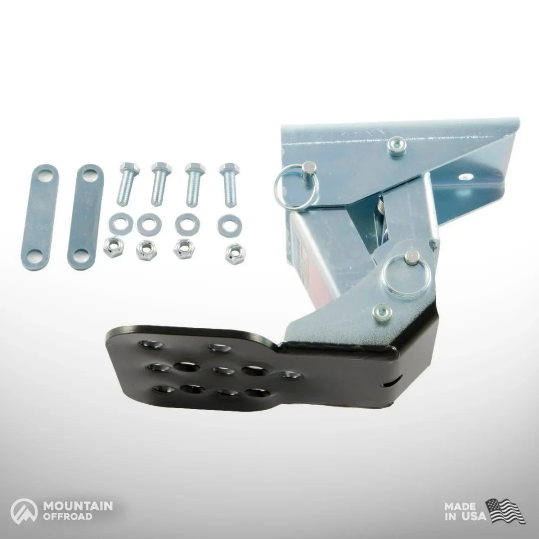 M.O.R.E. Hide-A-Step powder coated side step for Jeep CJ 1976-1986 - view 10