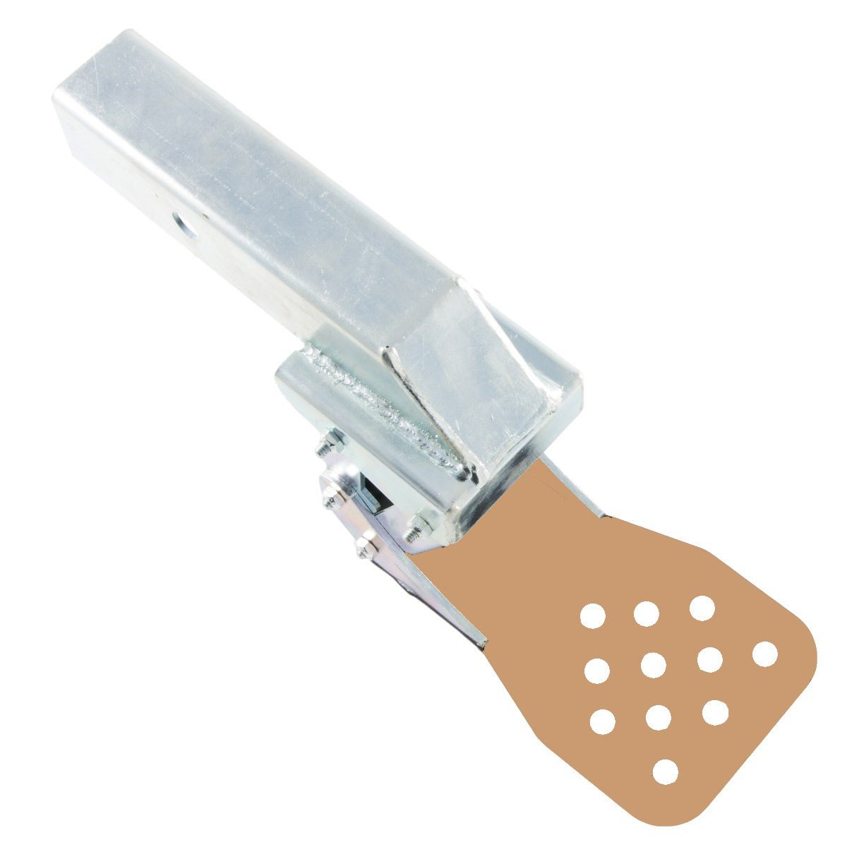 Universal receiver hitch step with powder-coated finish for off-road vehicles and trucks