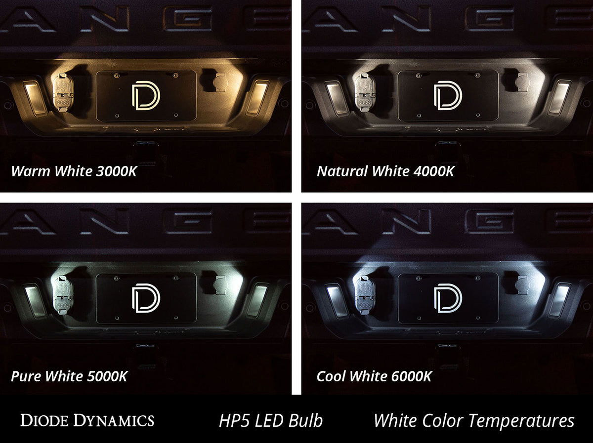Diode Dynamics 194 HP5 LED bulbs for trucks and SUVs – color options
