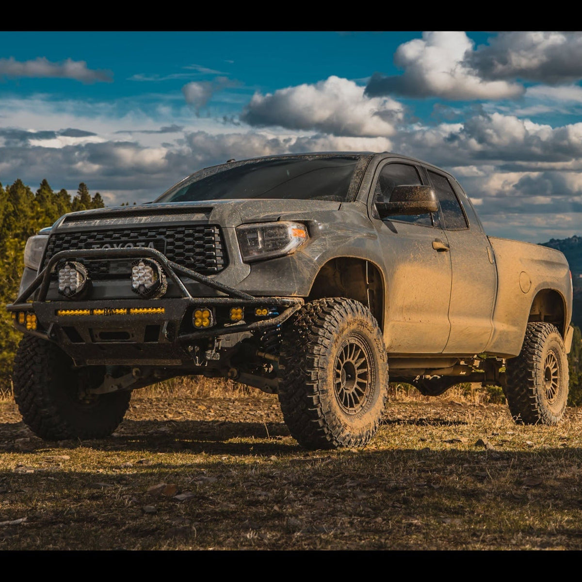 C4 Fabrication Tundra Hybrid Front Bumper / Wide Fenders / 2nd Gen / 2014-2021