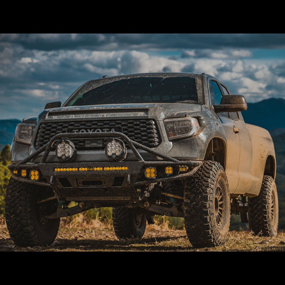 C4 Fabrication Tundra Hybrid Front Bumper / Wide Fenders / 2nd Gen / 2014-2021