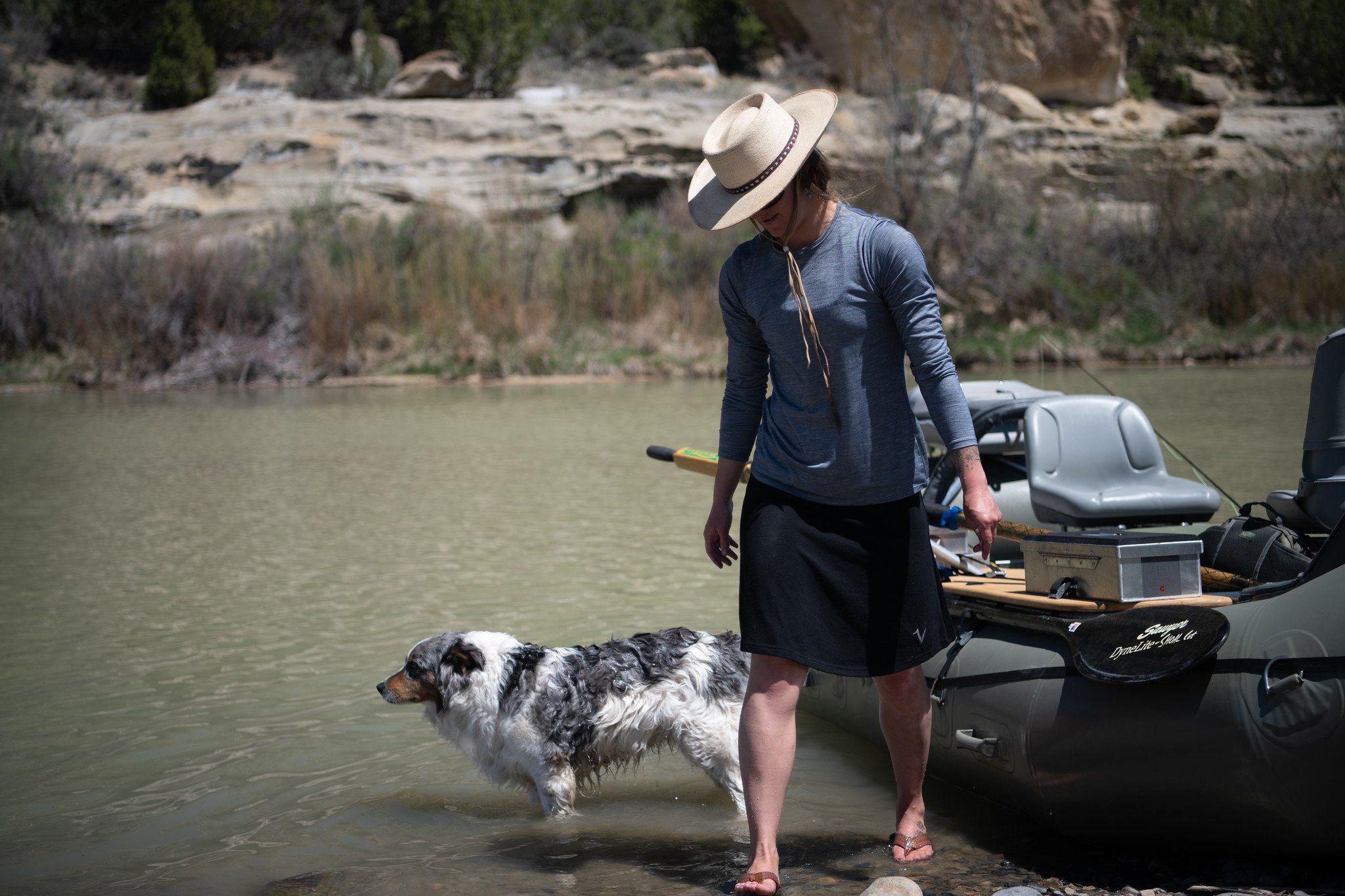 Voormi Falda de agua Swift para mujer