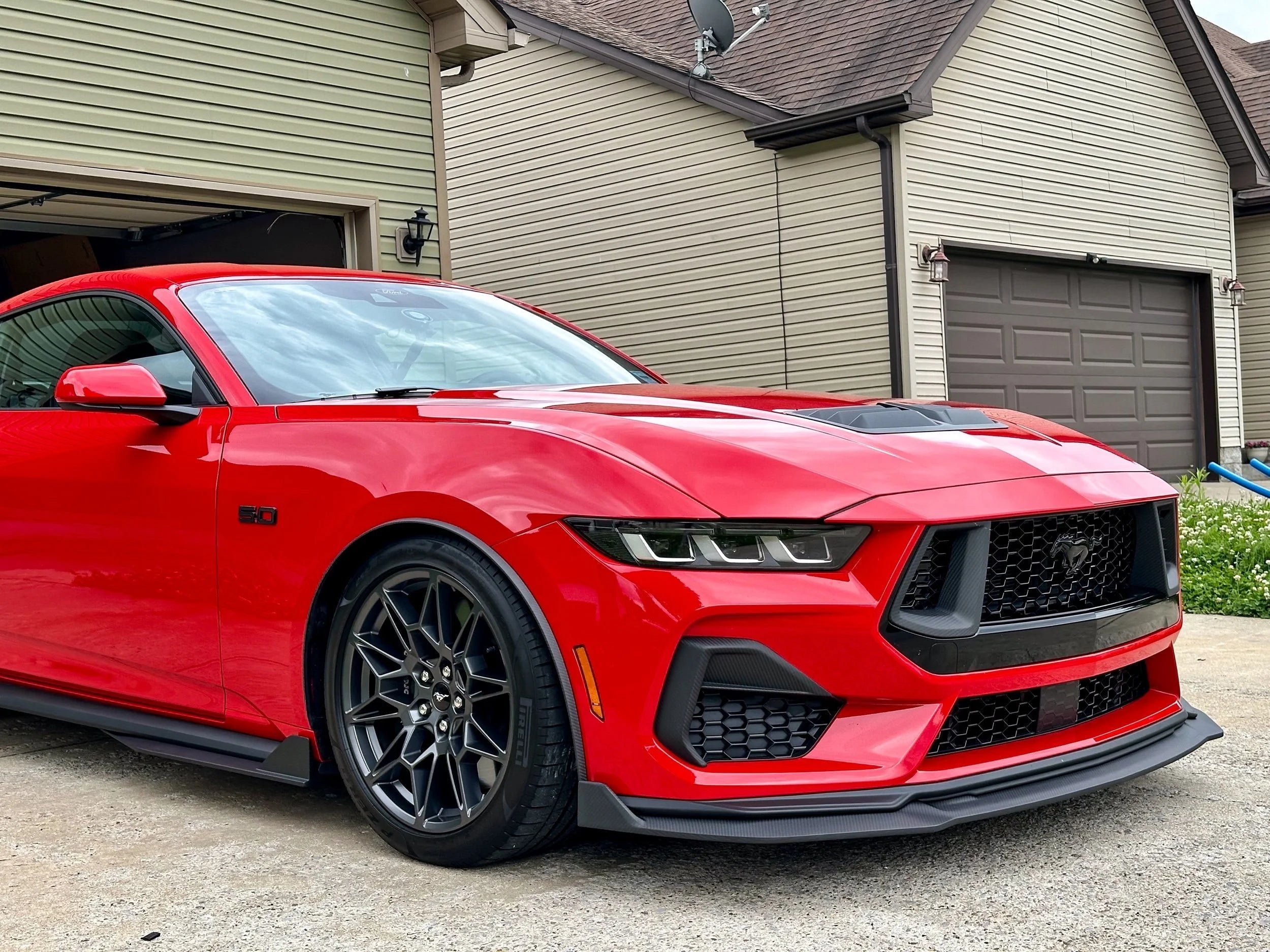 2024-Current Ford Mustang Splitter Extension