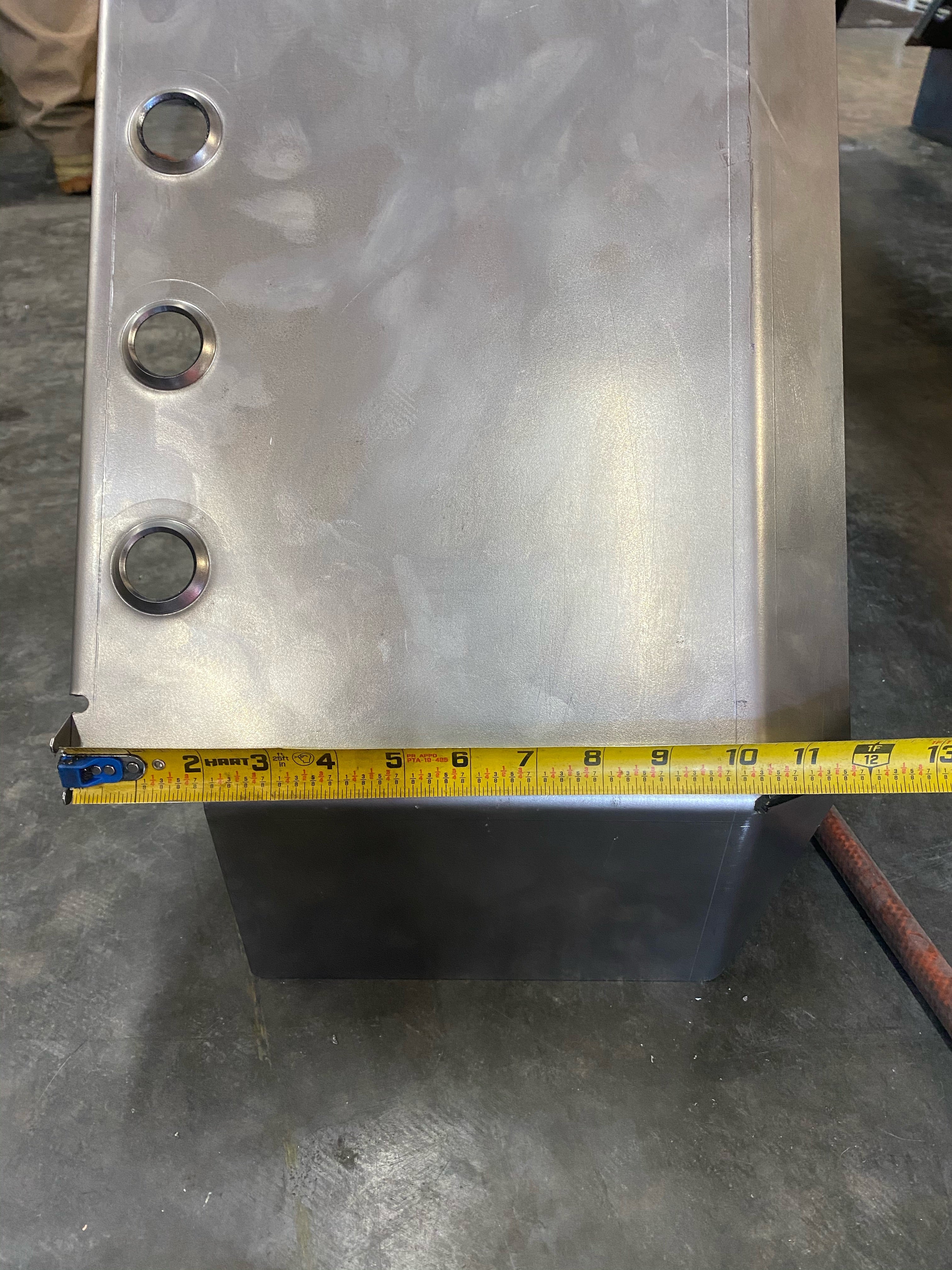 Heavy Duty Weld on DIY Drive Over Trailer Fender Kit Bare Steel - Pair