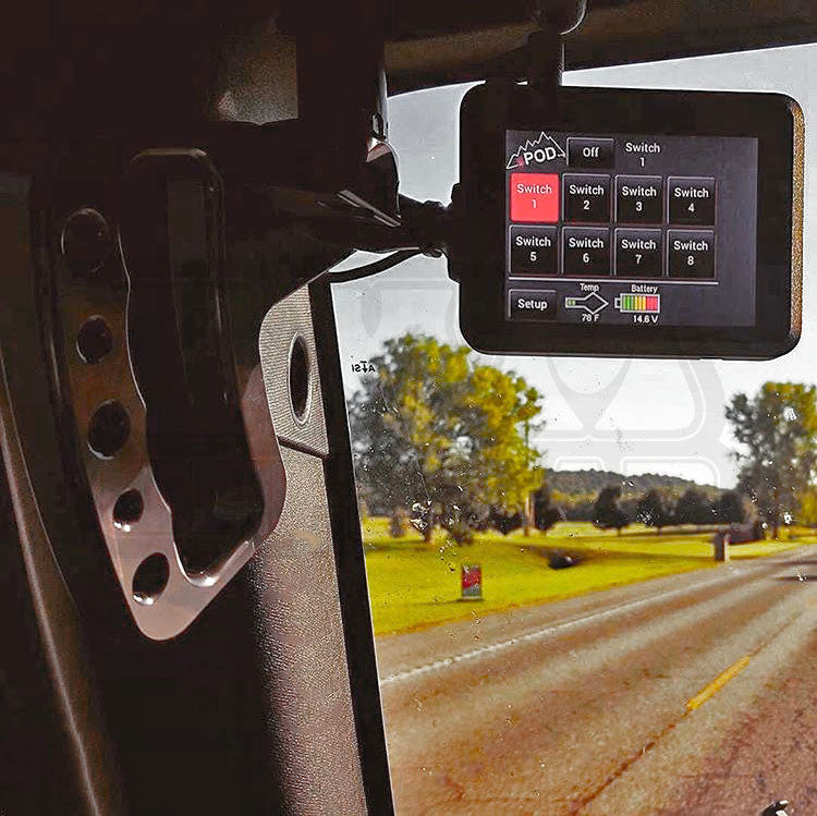 Manijas de agarre delanteras tipo bucle para CMM Offroad JK y JKU