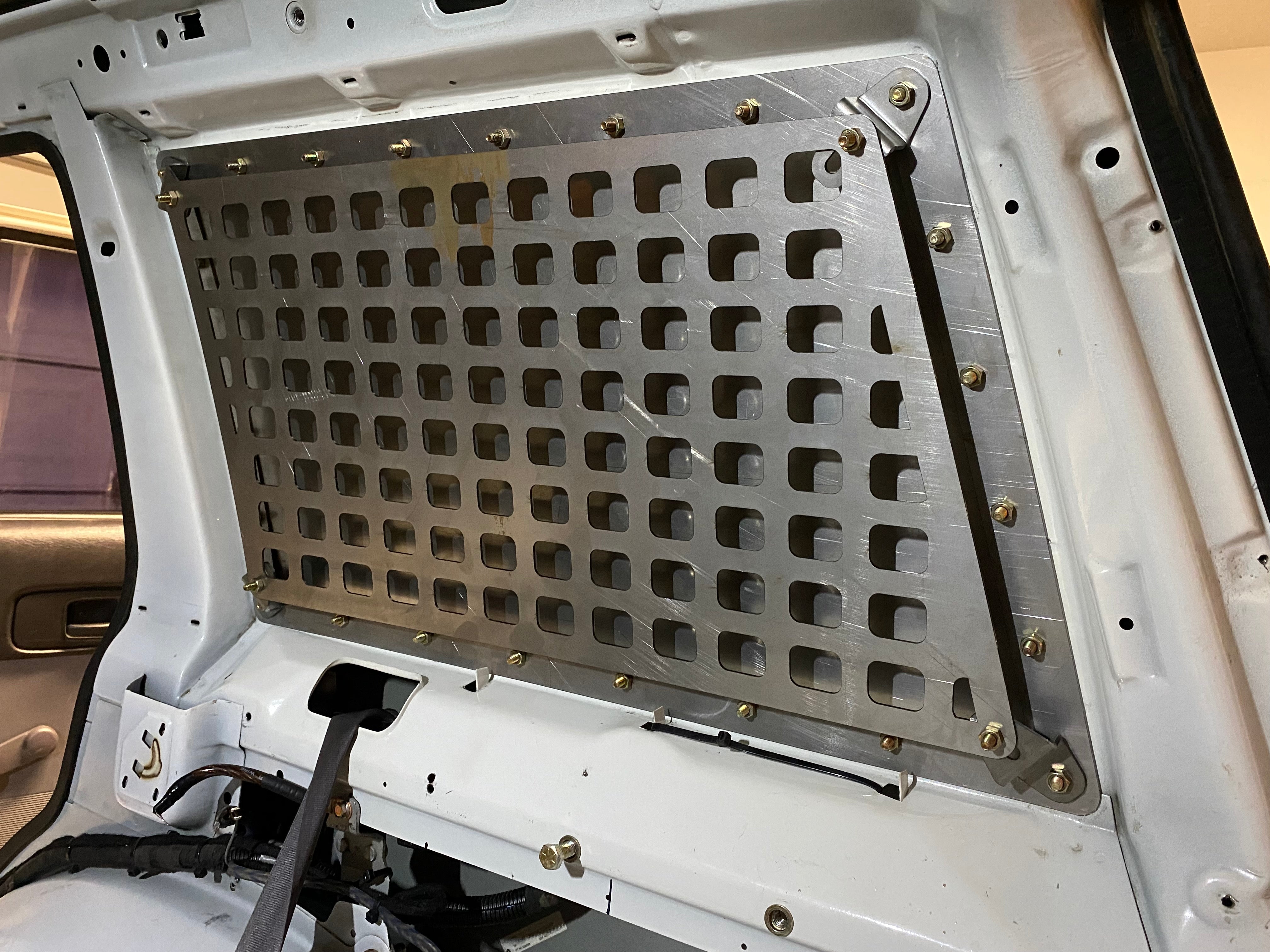 Gatekeeper 1984-2001 Jeep Cherokee XJ Molle Panel Rear Window Replacement Kit