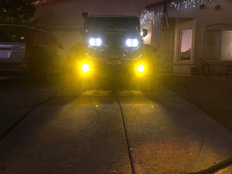 GateKeeper Off-Road 1983-2006 Jeep TJ XJ YJ ZJ Steerable Knuckle Pod Light Mounts for Wrangler Cherokee Dana 30 44 Axles